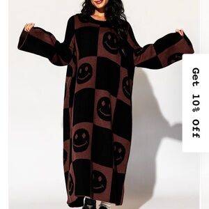 Dressed in LALA Black and Brown Maxi Dress